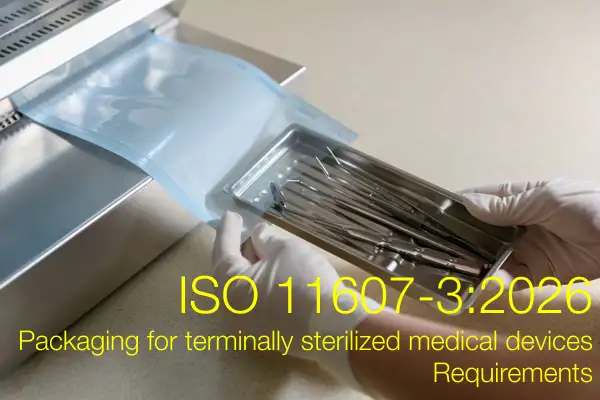 ISO 11607-3:2026 / Packaging for terminally sterilized medical devices - Requirements ISO 11607-3:2026 / Packaging for terminally sterilized medical devices - Requirements
